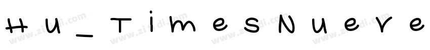 Hu_TimesNueve BoldO字体转换